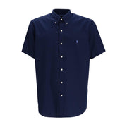 Polo Ralph Lauren Embroidery Logo Navy Short Sleeve Shirt