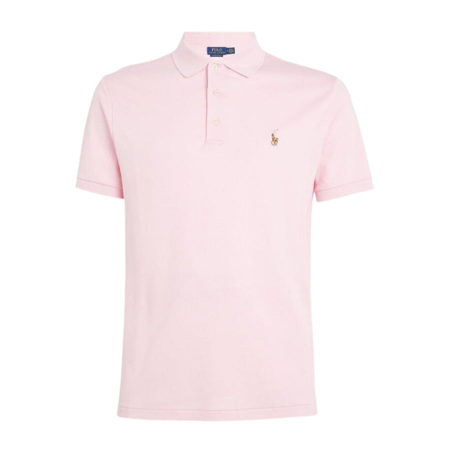 Polo Ralph Lauren Custom Slim Fit Pink Polo Shirt