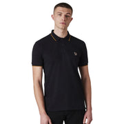 Paul Smith Zebra Logo Patch Dark Navy Polo Shirt