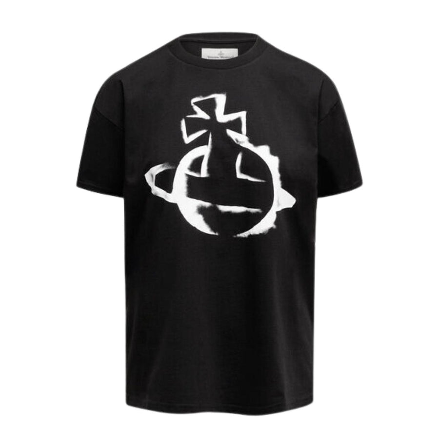 Vivienne Westwood Stencil Orb Black T-Shirt