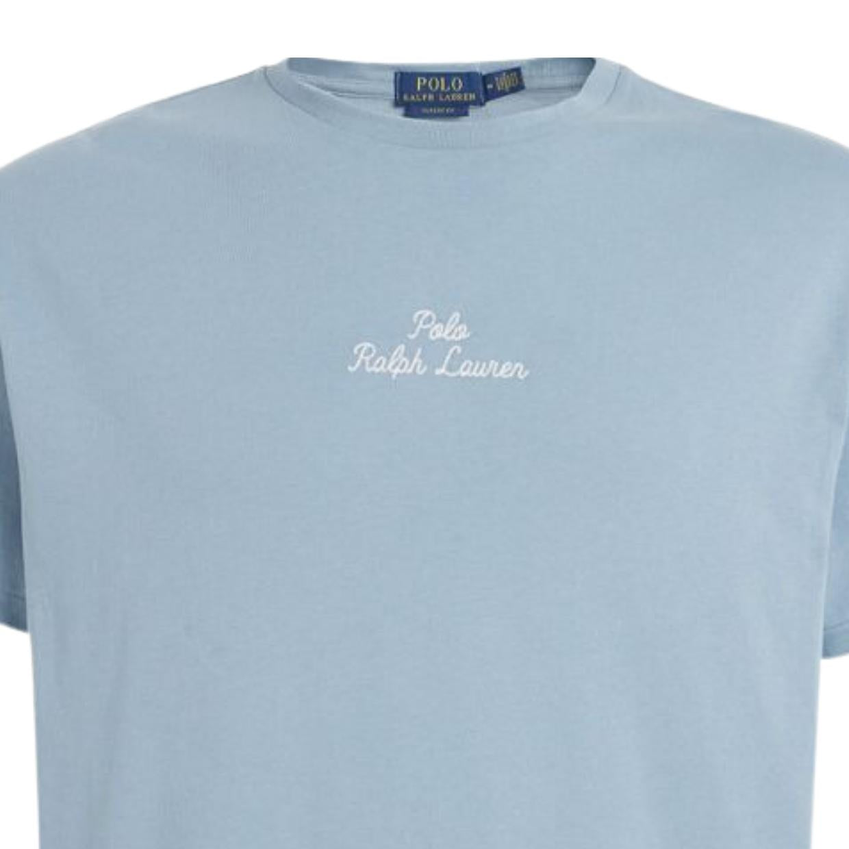 Polo Ralph Lauren Embroidered Logo Classic Fit Blue T-Shirt