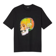 Paul Smith Printed Skull Sketch Black T-Shirt