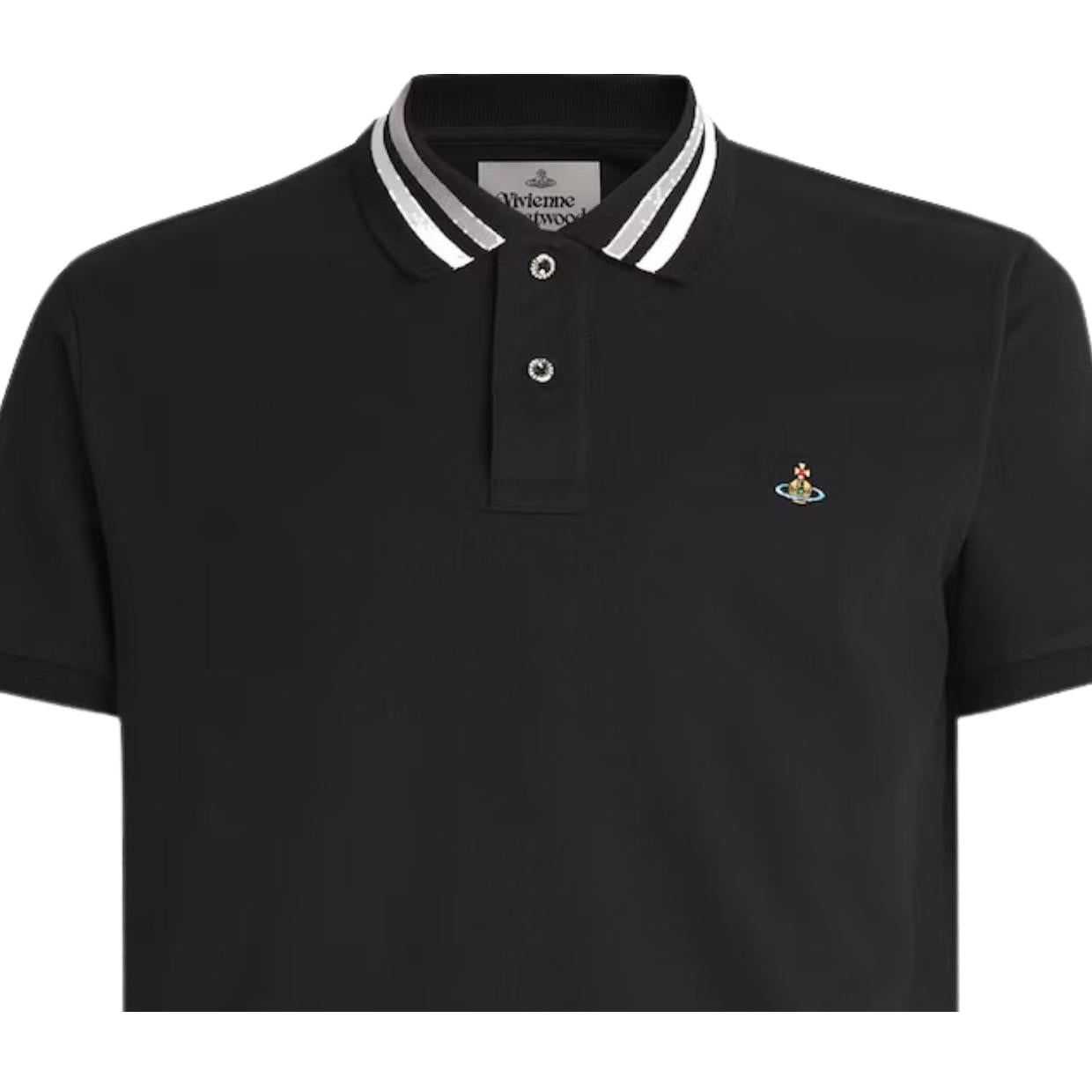 Vivienne Westwood Orb Black Classic Polo Shirt