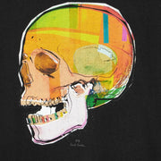 Paul Smith Printed Skull Sketch Black T-Shirt