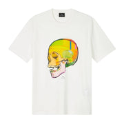 Paul Smith Printed Skull Sketch White T-Shirt