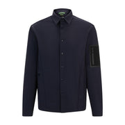 BOSS B- Expedit Relaxed Fit Navy Overshirt