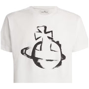 Vivienne Westwood Stencil Orb White T-Shirt