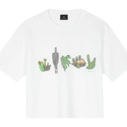 Paul Smith Printed Cactus White T-Shirt