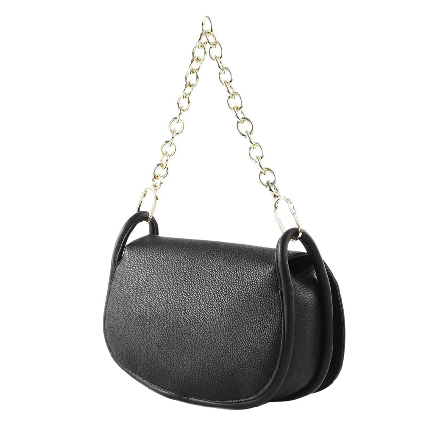 Valentino Bags Medium Vinile Flap Nero Black Chain Shoulder Bag