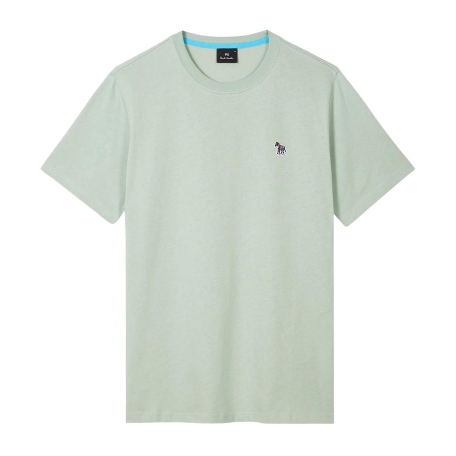 Paul Smith Zebra Logo Patch Saga Green T-Shirt