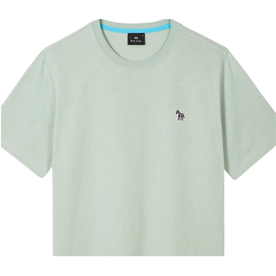 Paul Smith Zebra Logo Patch Saga Green T-Shirt