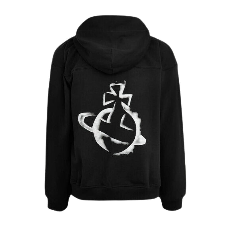 Vivienne Westwood Stencil Orb Fresh Black Hoodie