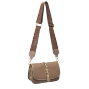 Valentino Bags Taupe Zeno Flap Shoulder Bag