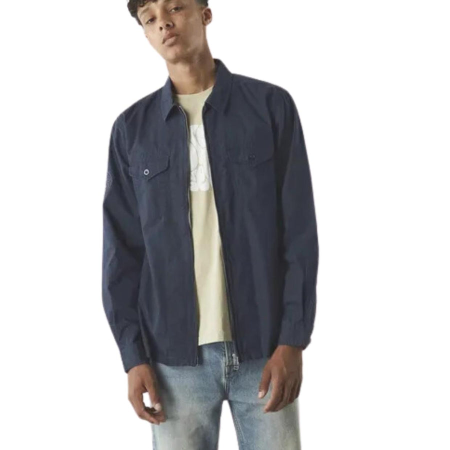 Pretty Green Armstrong Navy Overshirt