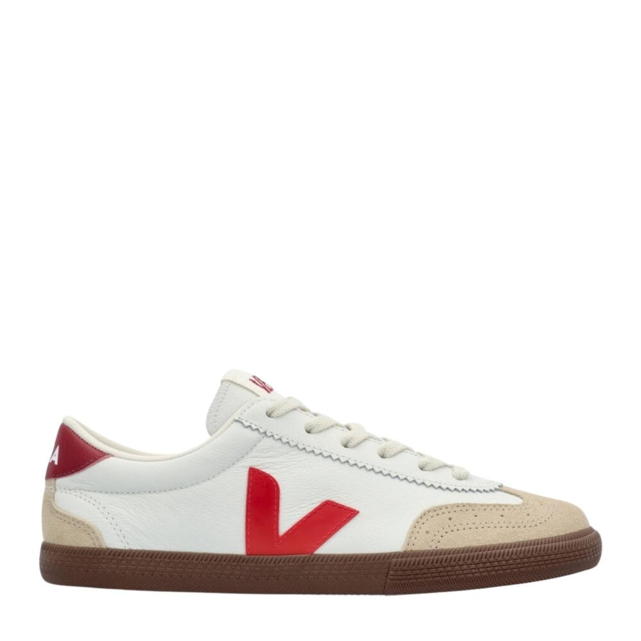 VEJA Volley O.T. Leather White Pekin Bark Trainers