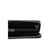 Love Moschino Gold-Tone Logo Lettering Black Wallet