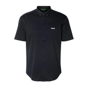 BOSS B-Motion Regular Fit Short Sleeve Dark Navy Shirt