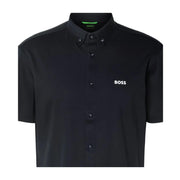 BOSS B-Motion Regular Fit Short Sleeve Dark Navy Shirt