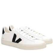 VEJA Campo Chromefree Leather Extra White/Black Trainers