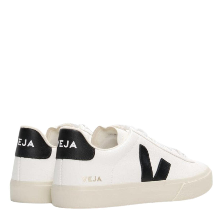 VEJA Campo Chromefree Leather Extra White/Black Trainers