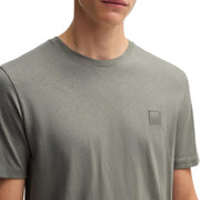 BOSS Tales Logo Patch Grey T-Shirt