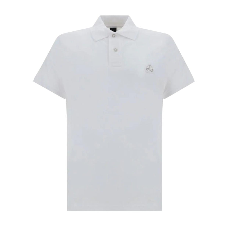 Moose Knuckle Everett White Polo Shirt