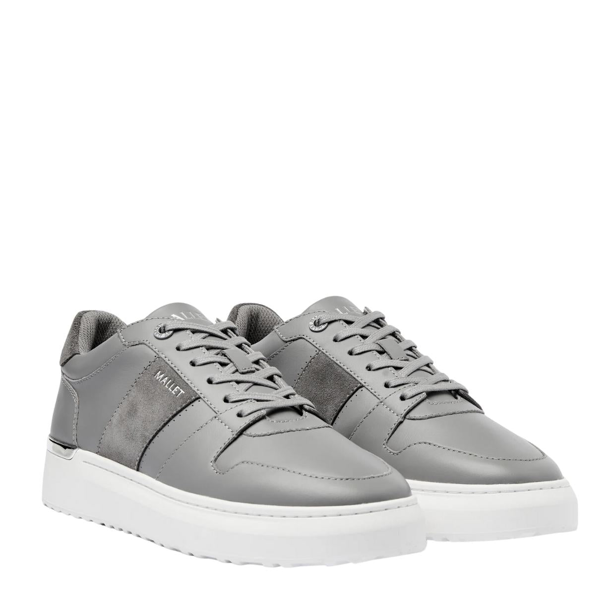 Mallet London Hoxton Lite Grey Trainers