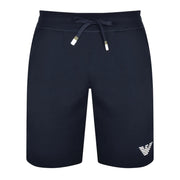 Emporio Armani Bodywear Embroidered Eagle Logo Navy Sweat Shorts