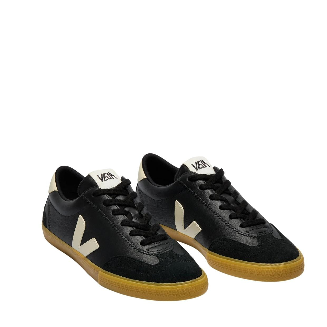 VEJA Volley O.T. Leather Black Pierre Trainers