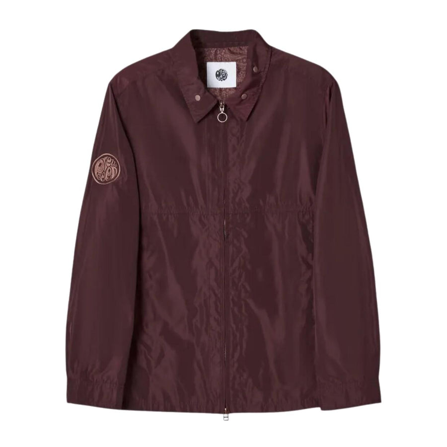 Pretty Green Porter Lightweight Burgundy Overshirt