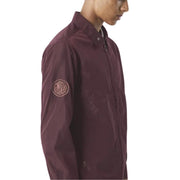 Pretty Green Porter Lightweight Burgundy Overshirt