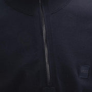 BOSS Logo Patch Kanobix-S Dark Navy Half Zip Sweatshirt