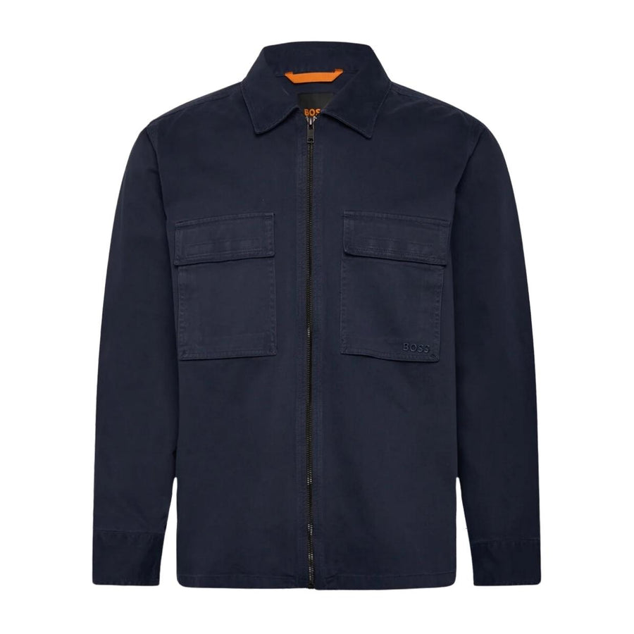 BOSS Lovel Zip 12 Navy Overshirt