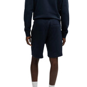 BOSS Logo Patch Sewalk Dark Blue Sweat Shorts