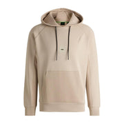 BOSS Regular Fit Soody Rib Beige Hoodie