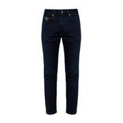 Versace Jeans Couture Skinny Fit V-Emblem Logo Blue Denim Jeans