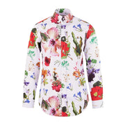 Vivienne Westwood Two Button Print Flowers Classic Shirt