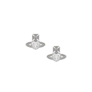 Vivienne Westwood Ariella Platinum/White Earrings