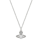 Vivienne Westwood Platinum/White Ariella Pendent