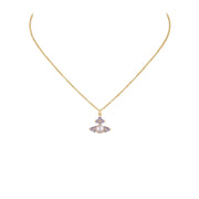 Vivienne Westwood Feodora Gold/Light Purple Pendent