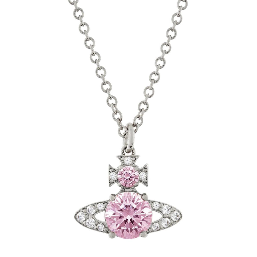 Vivienne Westwood Ismene Platinum/Pink Pendent