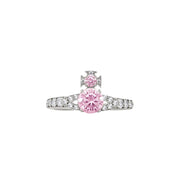 Vivienne Westwood Ismene Platinum/Pink Ring