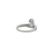 Vivienne Westwood Ismene Platinum/Pink Ring