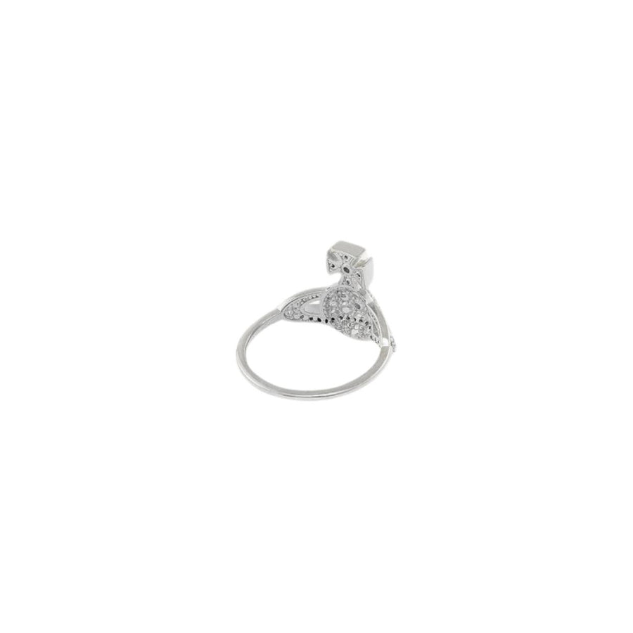 Vivienne Westwood Little Orb Platinum/White Ring