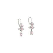 Vivienne Westwood Platinum/Pink Masha Earrings