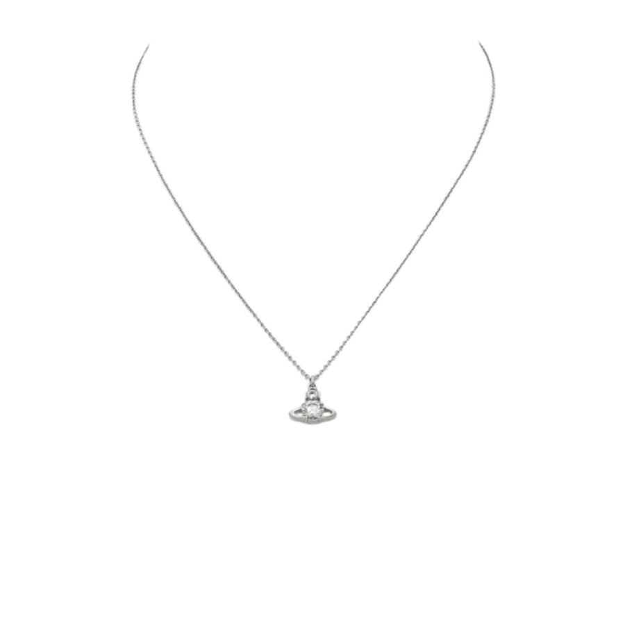 Vivienne Westwood Reina Platinum/White Pendent