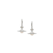 Vivienne Westwood Platinum/Creamrose Simonetta Earrings