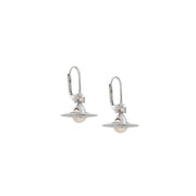 Vivienne Westwood Platinum/Creamrose Simonetta Earrings