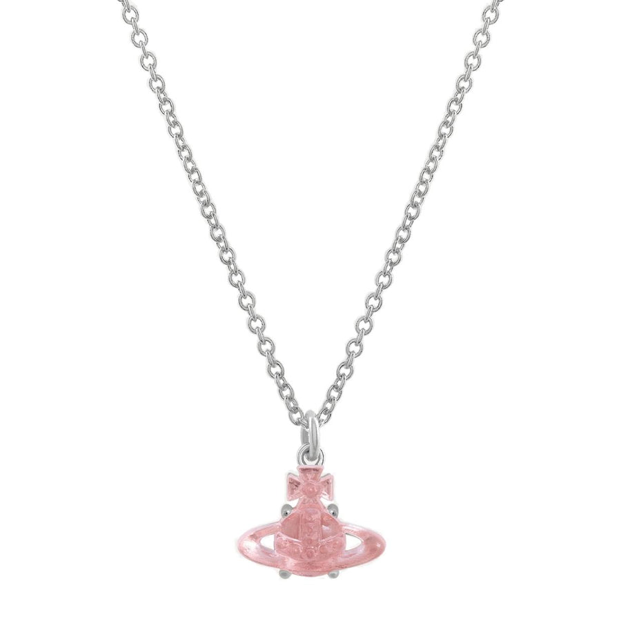 Vivienne Westwood Platinum/Pink Tammy Pendent