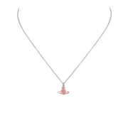 Vivienne Westwood Platinum/Pink Tammy Pendent